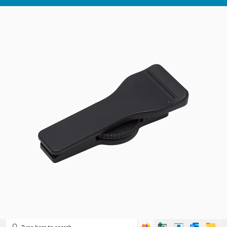 The CL-4 clip on the back of the  Olympus Digital Recorder